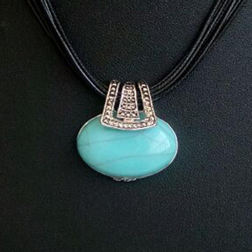Elegant Jewelry Sets Retro Turquoise Accessories Necklaces Women Earrings