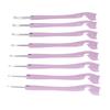 8PCS Aluminum Crochet Hooks Plastic Handle Sweater Needle Home Knitting Tools Multiple Sizes