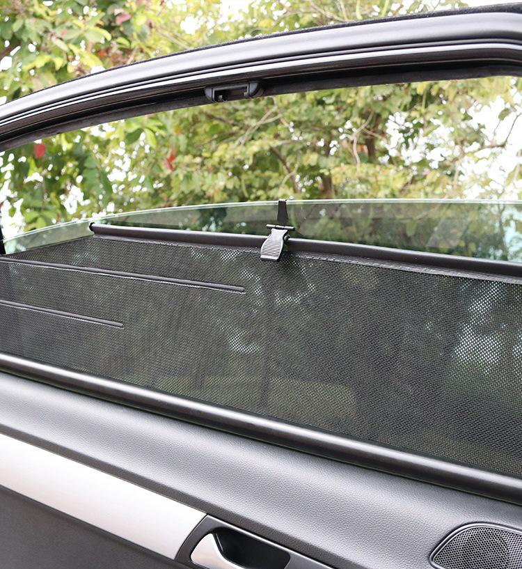 Ideal ONE Retractable Side Window Heat Insulation UV Protection Sunshade Curtain Mesh