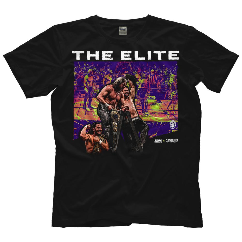 The Elite  Top of the Ladder  Clotheslined Championship AEW Official TShirt Unisex T-Shirt XXXXL