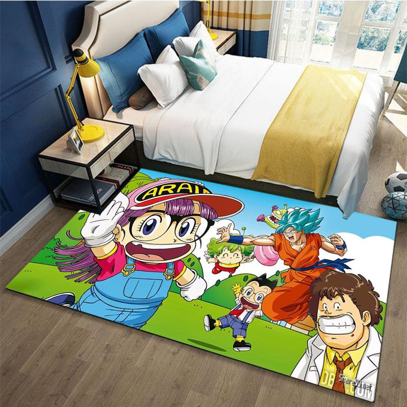 Alfombra de dibujos animados DR Slump Arale Chan, área de ocio para niños, sala de estar, dormitorio, alfombrilla para el asiento, reposacabezas, alfombrilla antideslizante