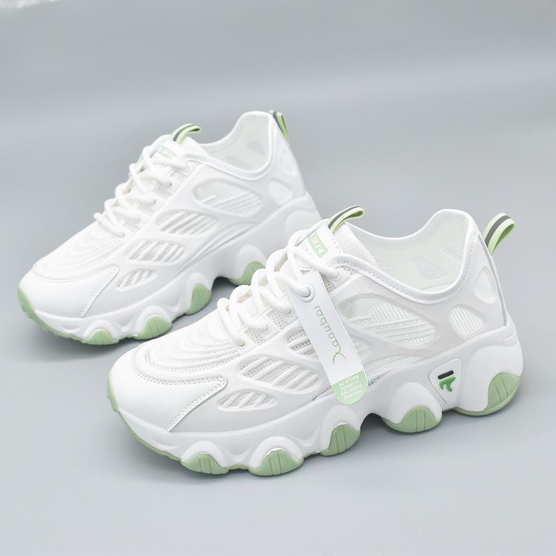 Shoes women s new summer mesh shoes breathable mesh ins versatile tide Korean version student thin sneakers 35 зелёный