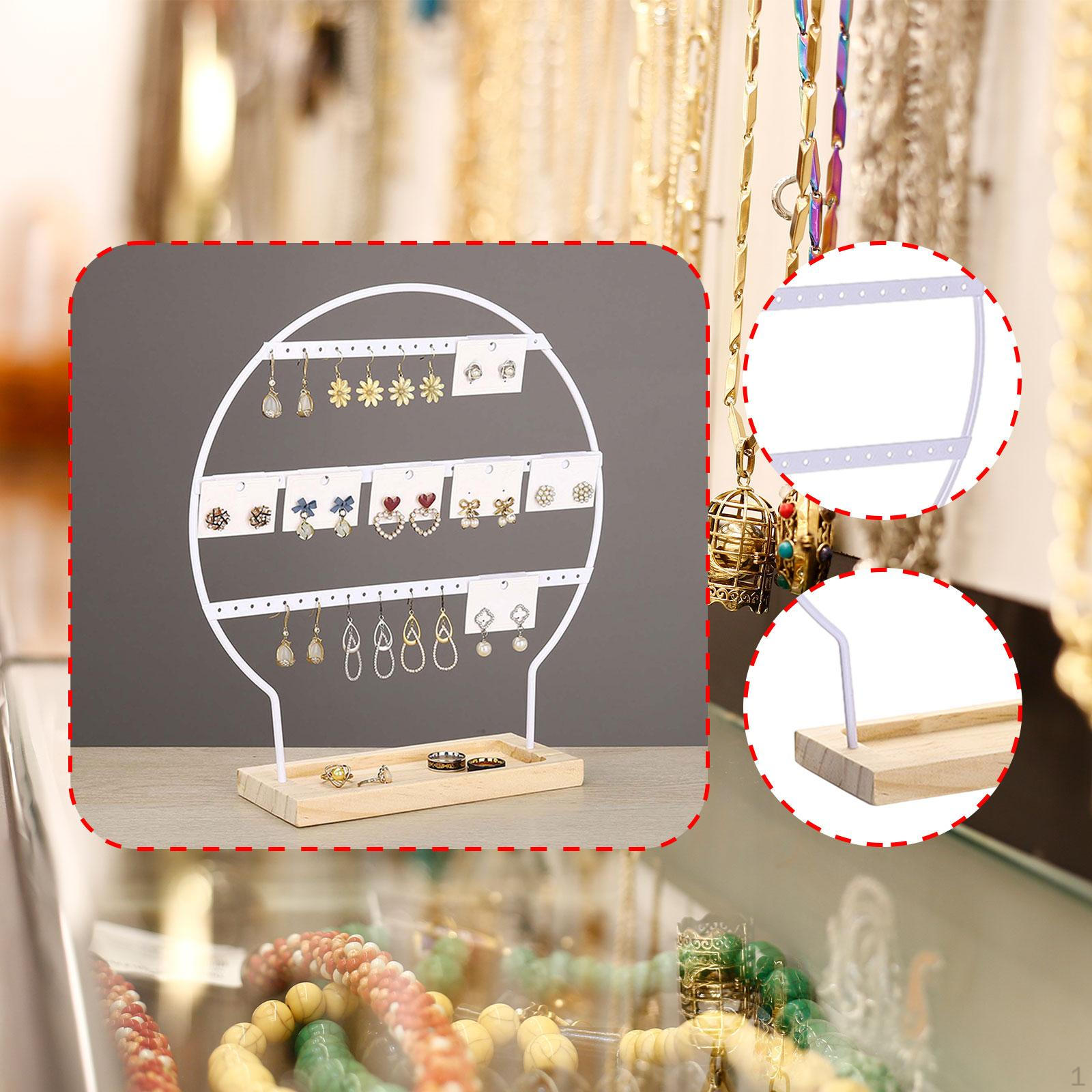 

Органайзер для серег в виде уха с отверстиями для девочек, подарок белый