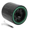 Motorcycle Replacement Filter Qiilu High Flow Filter O-Ring Drain Washer with M20x1.5