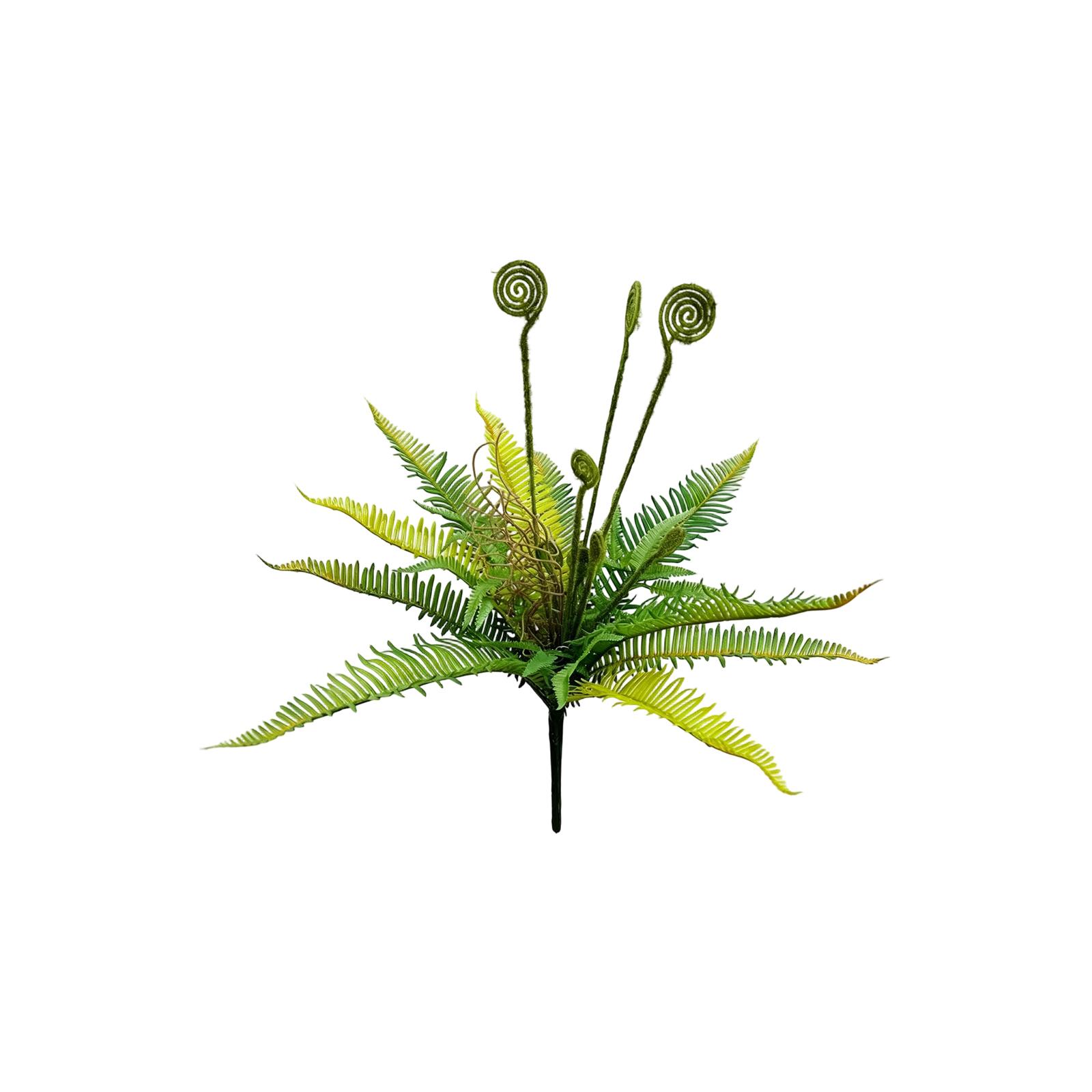

Artificial Fern Plant, Lifelike Fern Bush For Indoor Outdoor Home Decor One Size