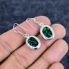 Green Triplet Opal Gemstone 925Sterling Silver Jewelry Earring 1.38" M-3144