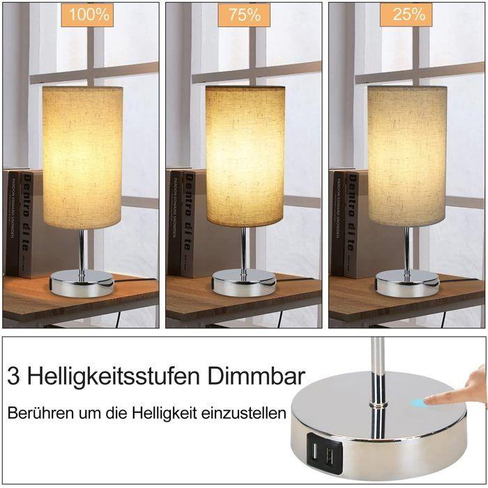 NETTLIFE Lampe de table - 3 ampoules, culot G9, abat-jour en verre blanc, structure métallique, diamètre 48 cm