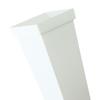 Tall Flower Bucket Modern Plastic Vase Elegant Square Bucket for Cut Flowers Floral Arrangement Home Wedding Party Table Centerpiece