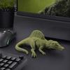 Realistic Dinosaur Model 4 Pcs 3D Printed Monitor Topper, Fun Office Desk Decor, Hanging Paw Figure Cute Animal Car Dashboard Accessory for