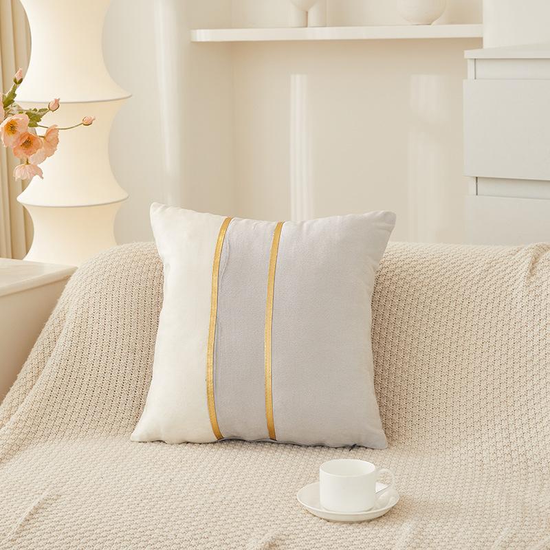 Elegant Sofa Pillowcase Party Atmosphere Pillow Cover Velvet Pillow Cover  for Room Sofa Decor Soft Solid Dyed for Bed