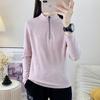 Womens Warm Fleece-Lined Quick-Dry Long Sleeve T-Shirt Hiking Trekking Outdoor Camping Fall Winter