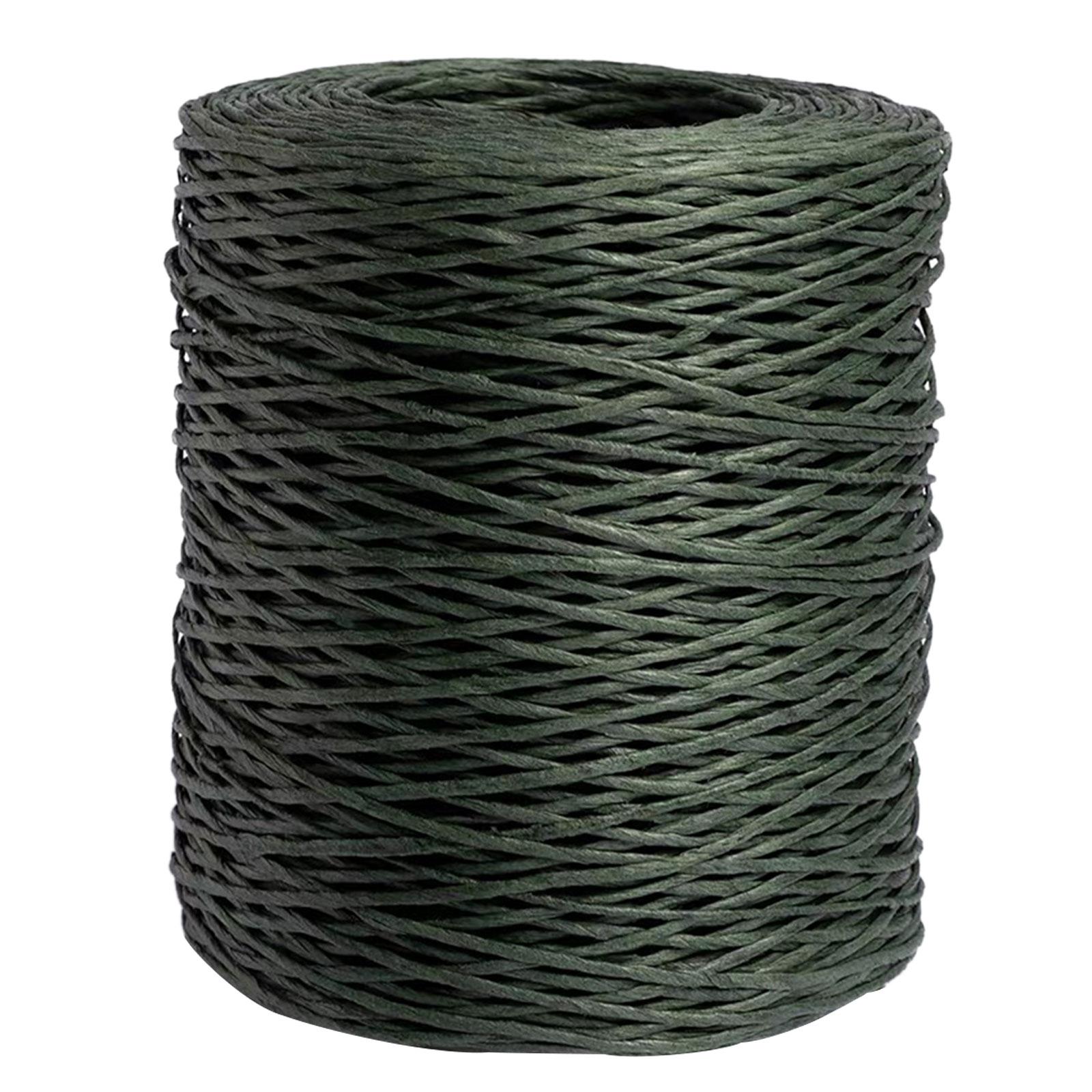 

Бумажная проволока DIY Бумажная нить Бумажный шнур Железная проволока Проволока для обвязки Инструменты для рустикальной цветочной композиции Идеально для упаковки подарков зелёный