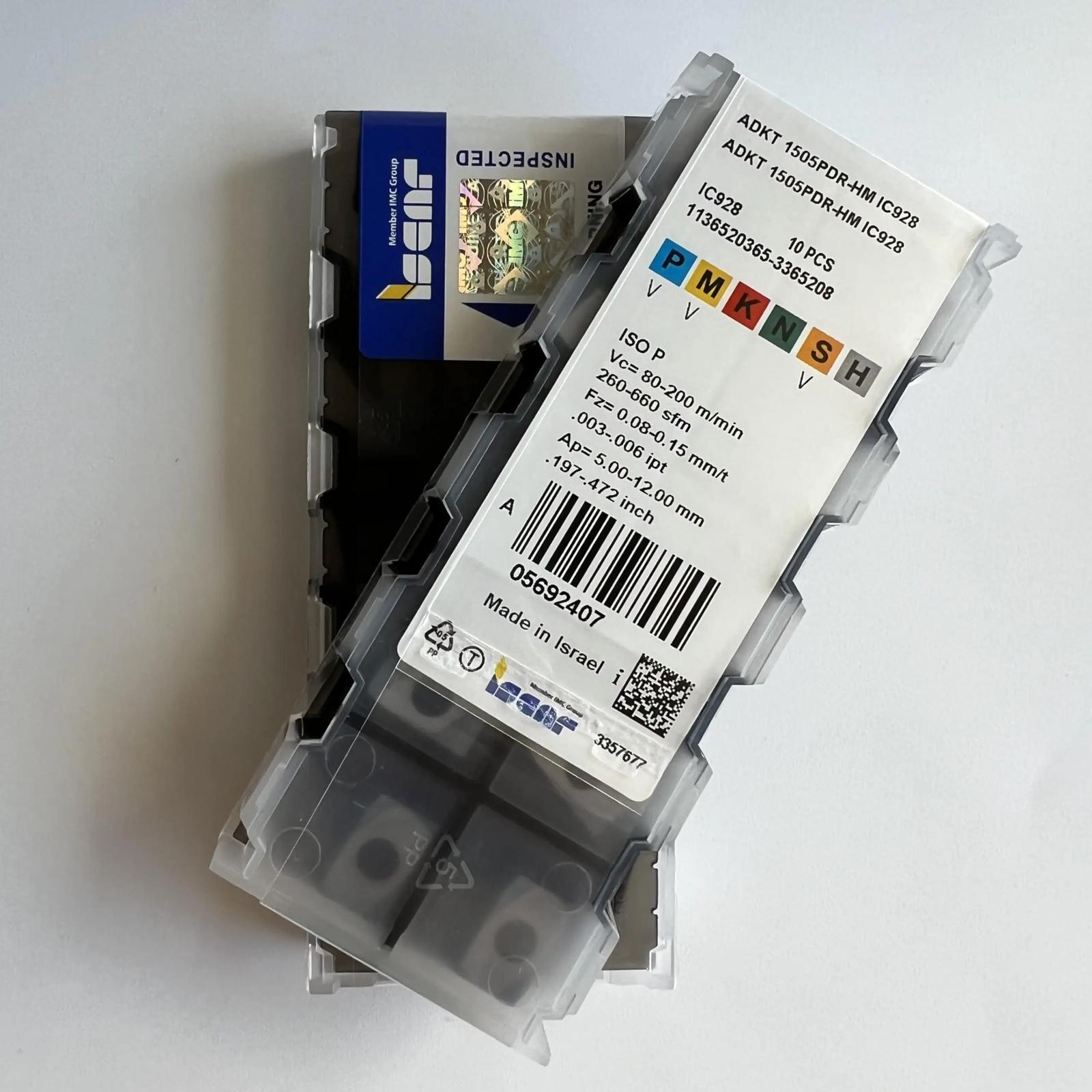 

ISCAR / ADKT1505PDR-HM IC928 /Industrial indexable Carbide Inserts 10 PCS