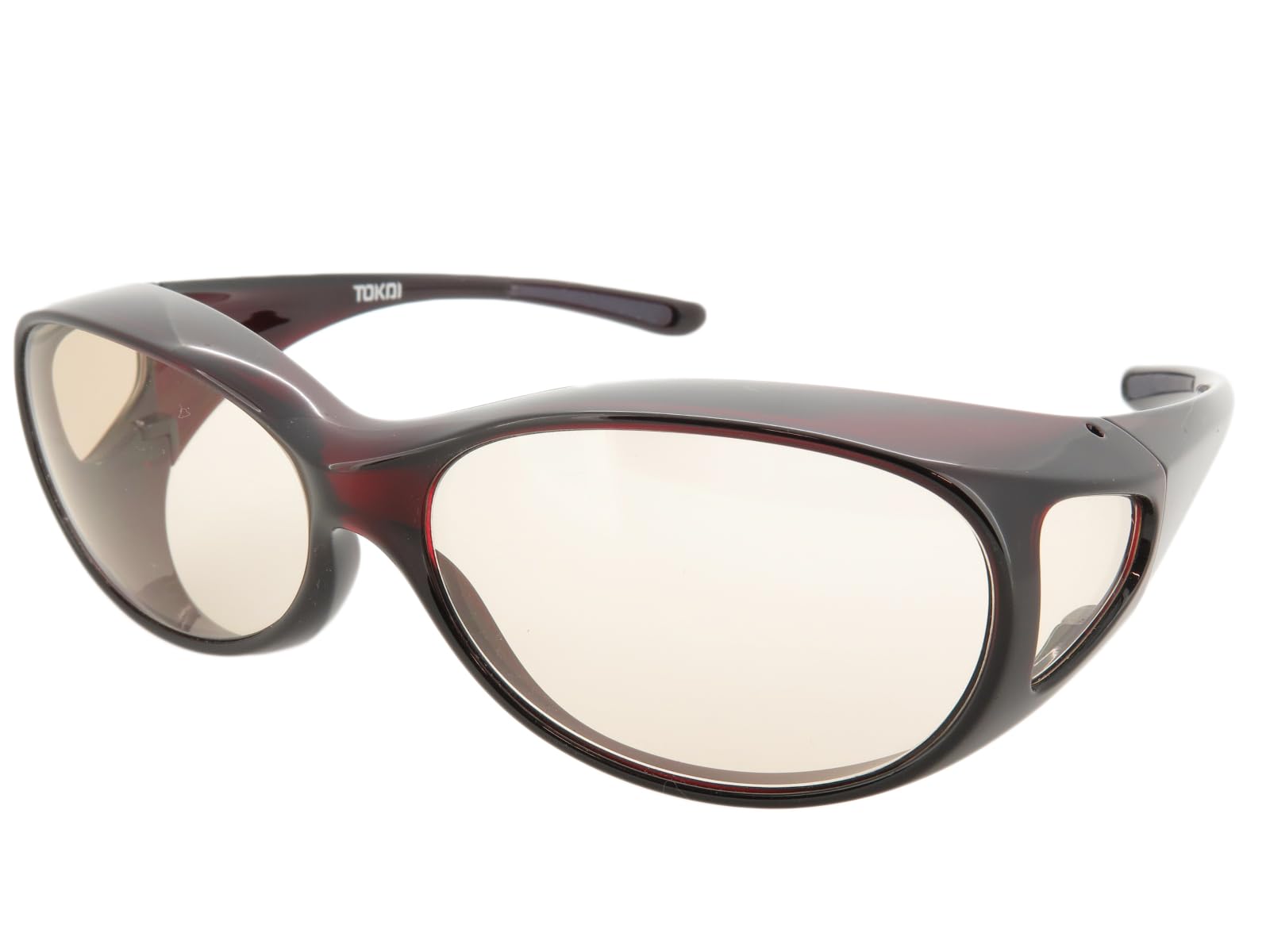[Viewnal] by STG Viewnal CCP CCP400 Overglasses Type-F Small Size (Dark Red, NA (Natural))