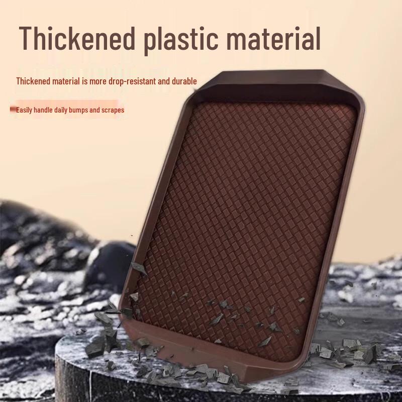 Commercial Thickened Non-Slip Plastic Serving Tray