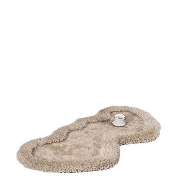 Herz-Teppich Herzförmige Schlafzimmer-Fußmatte Nachttisch-Teppich Heim-Hochzeitsteppich