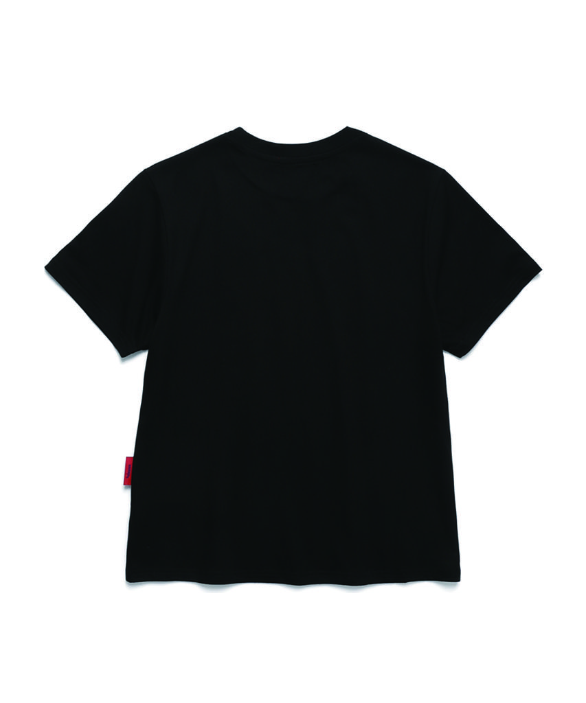 RXMC Melting Heart Graphic Short Sleeve T-Shirt_Black