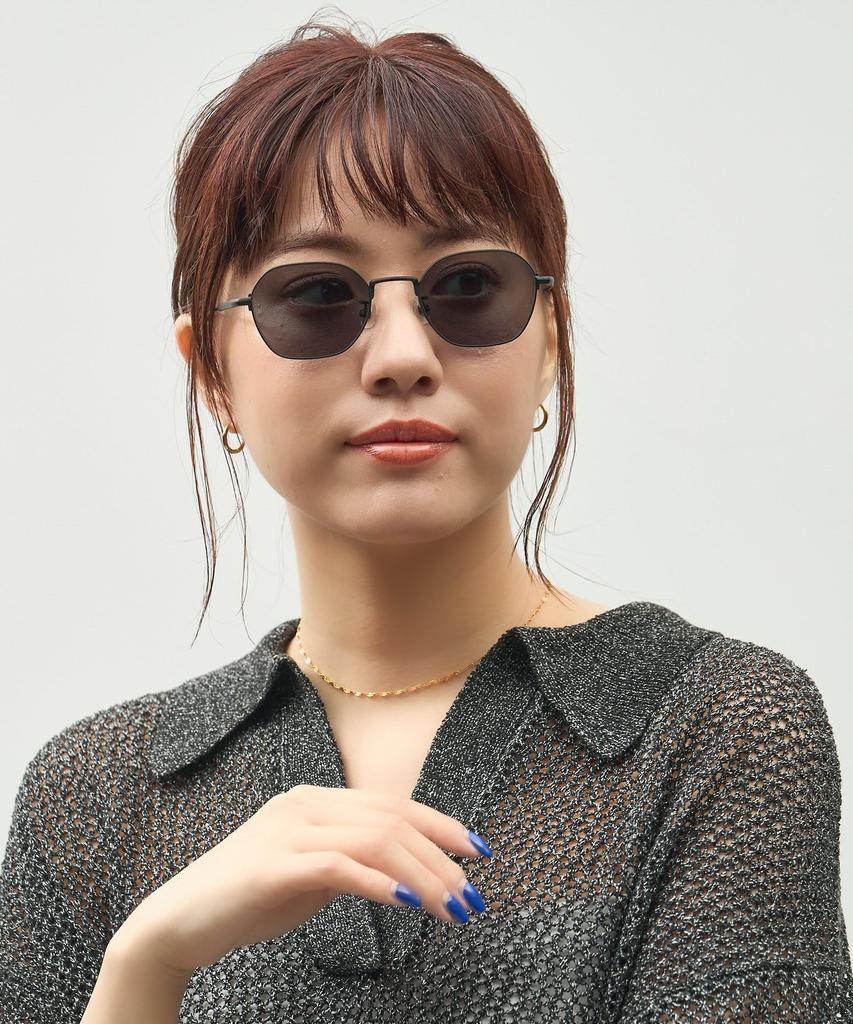 Zoff Sunglasses GDC Metal Frame UV Protection Stylish and Wellington-style (Black (Matte) ZY252G07_14F1) Men's Women's [5020-145]