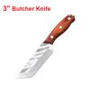 Hand Forged Pocket Knife Meat Vegetable Fruit Kitchen Knives Wood Handle Butcher Boning Knife Chef Slicing Knife Stainless Steel