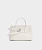 Badgigi Belt Leather Mini Tote Bag, Cream