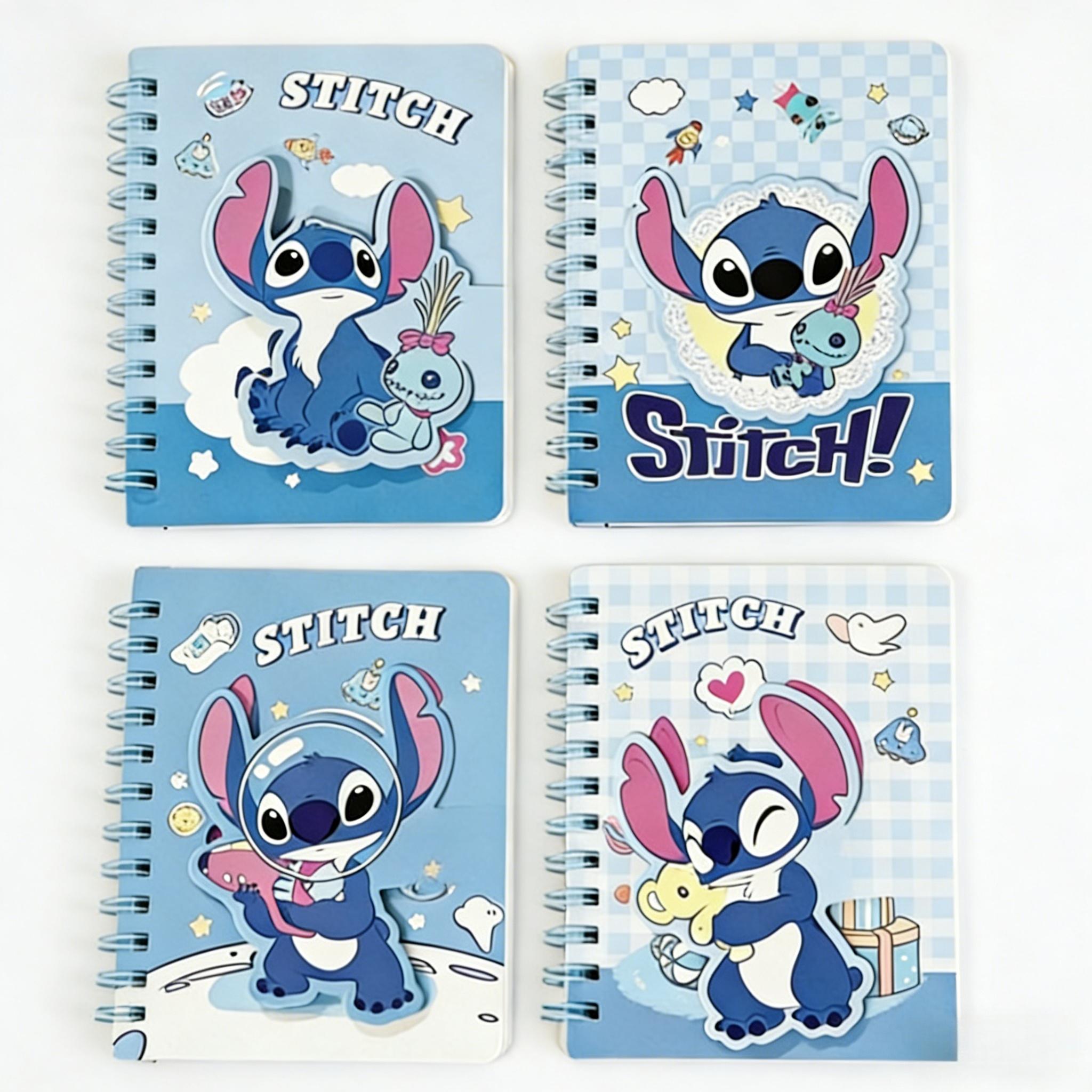 

Coil Notebook Cute A7 Binder Velcro Notebook Notepad Student Stationery (As shown-8041)-