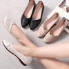 Fashion GKTINOO Breathable Genuine Leather Summer Shoes Woman 2025 Flat Low Heel Mother Hollow Out Leather Slip On Shoes For Women Soft