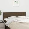 VidaXL 2 X Headboards Bedroom Furniture Bed Accessories Single Bed Heads Interior Dark Brown 346049