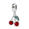 100%Stering Strawberry Charms Fruitpendant Fit 3Mm Original Bracelet Diy For Women Jewelry