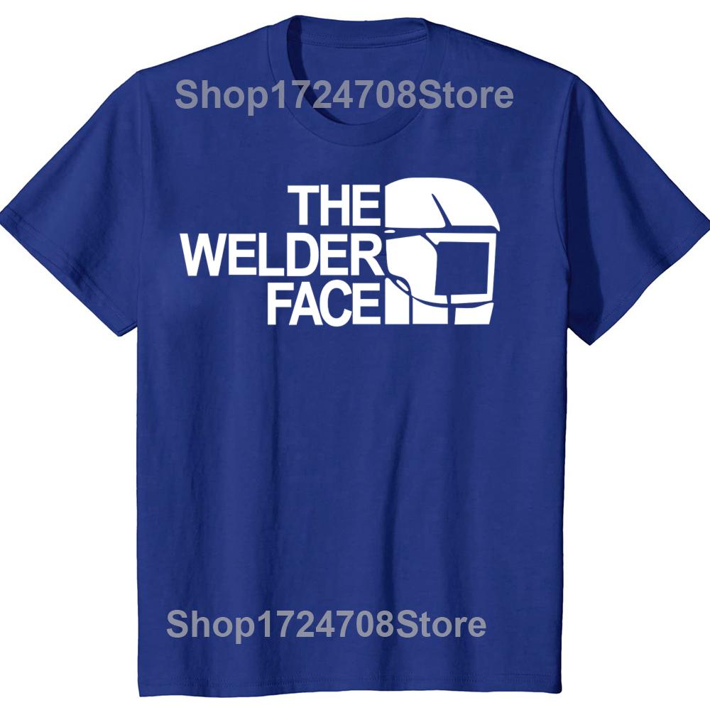 Funny The Welder Face Graphic T-shirts Tshirt Men Women's Fashion Casual Oversized 100% Cotton Welding T Shirt