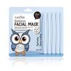 5pcs SADOER Cartoon Fresh Fruit Facial Masks Moisturizing Soothing Brightening Hydrating Face Mask for Facial Skin Care