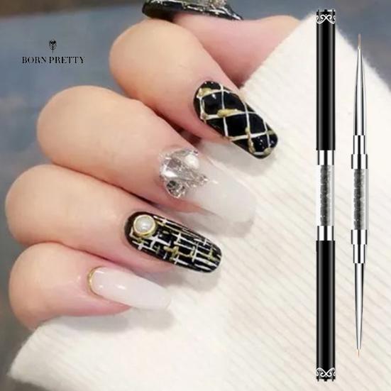 

Практичная роспись ногтей Украшения Ручка Мягкая щетина Портативная ручка для горного хрусталя