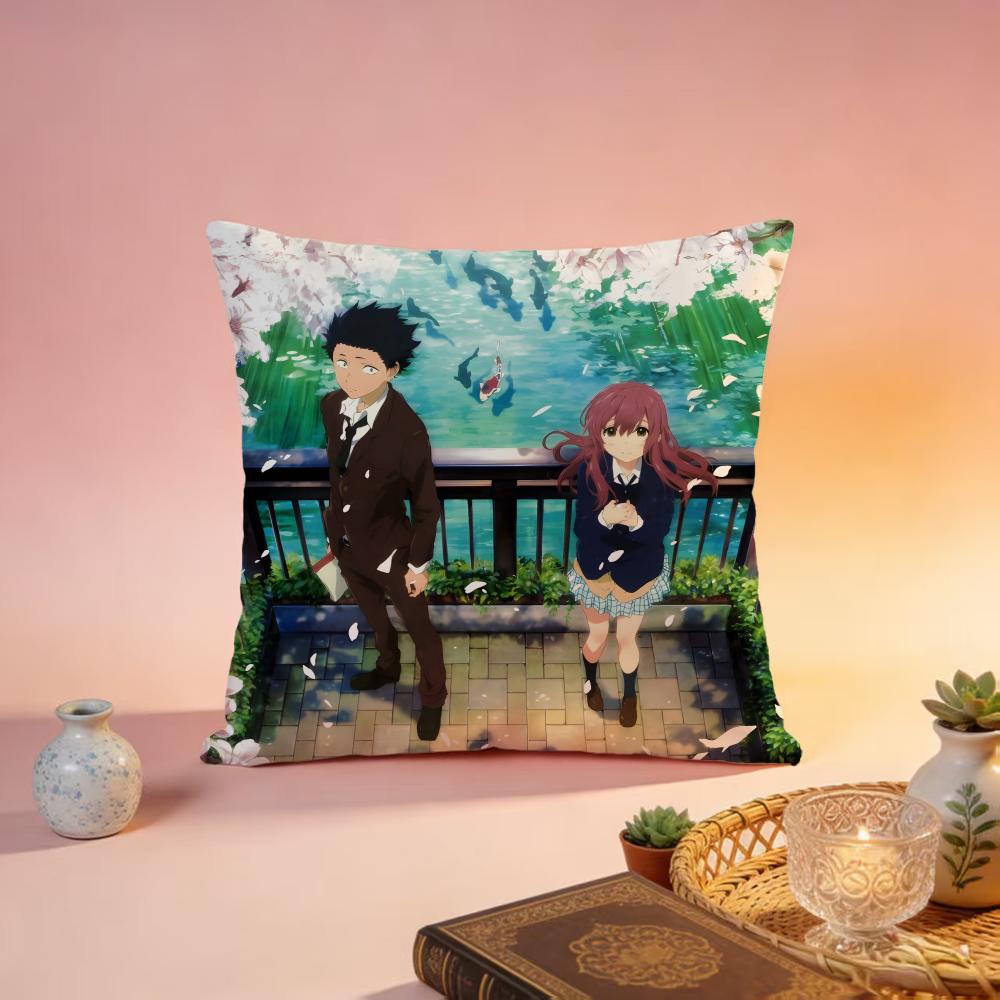 Popular AASilent Voiceed Cushion Cover Premium SkinFriendly Pillow Case MultiPurpose for Home Office Travel