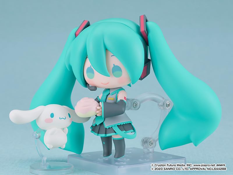 Nendoroid Hatsune Miku X Cinnamoroll Hatsune Miku Cinnamoroll Collaboration Plastic Painted Movable Figure Ver. Non-scale