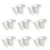 Curtain Holdbacks Pinch Pleat Hooks Strong Plastic Curtain Fixing Hooks For Home Office Window Easy To Installation