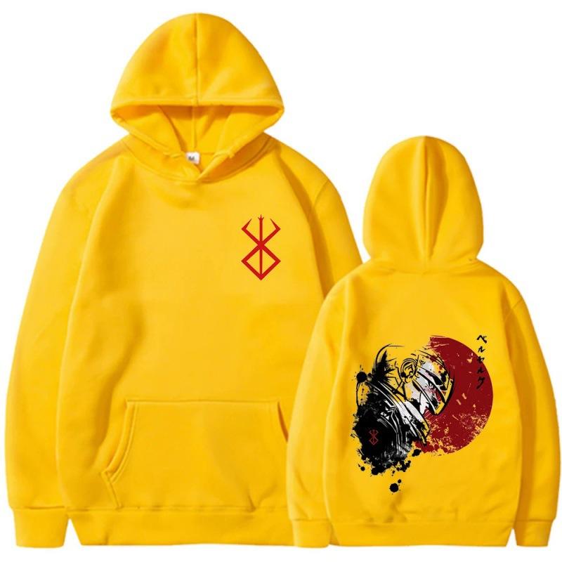 

Berserk Men Fashion Hoodies Men Women Hooded Sweatshirts Fashion Casual Pullovers Autumn Boys Girls Streetwear Hoodie 3XL