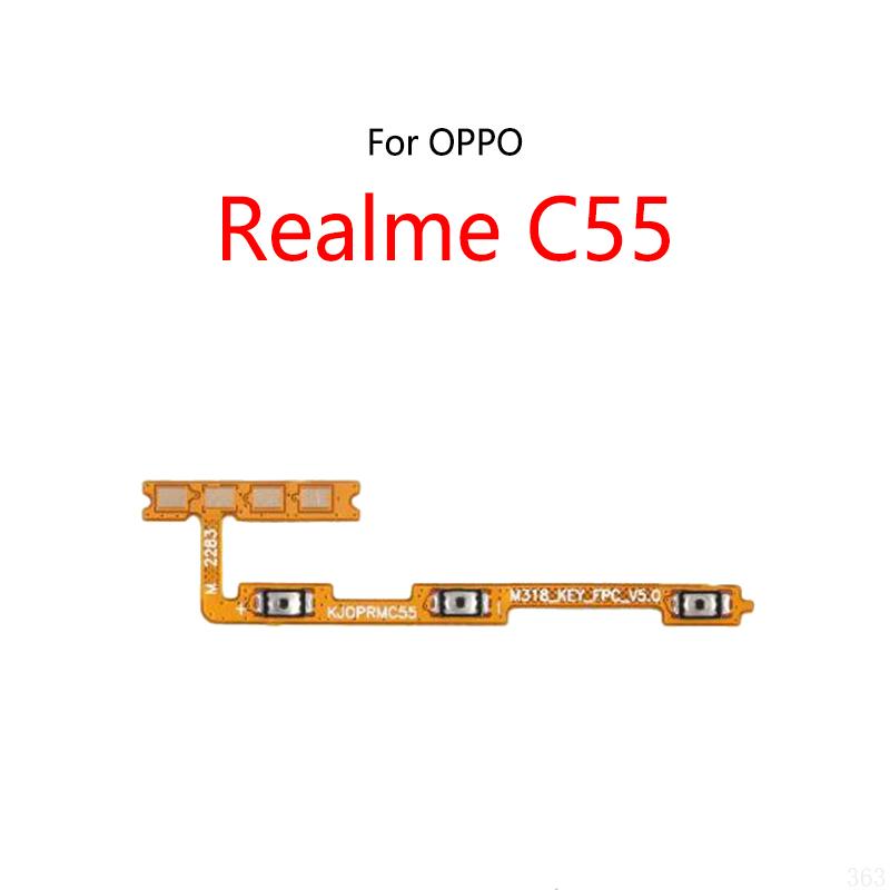 Power Button Switch Volume Mute Button On / Off Flex Cable For OPPO Realme C55