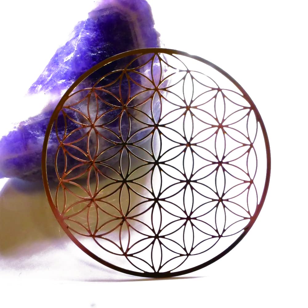 Blume des Lebens Ornament 80mm Original Blume des Lebens Heilige Geometrie Reinigung