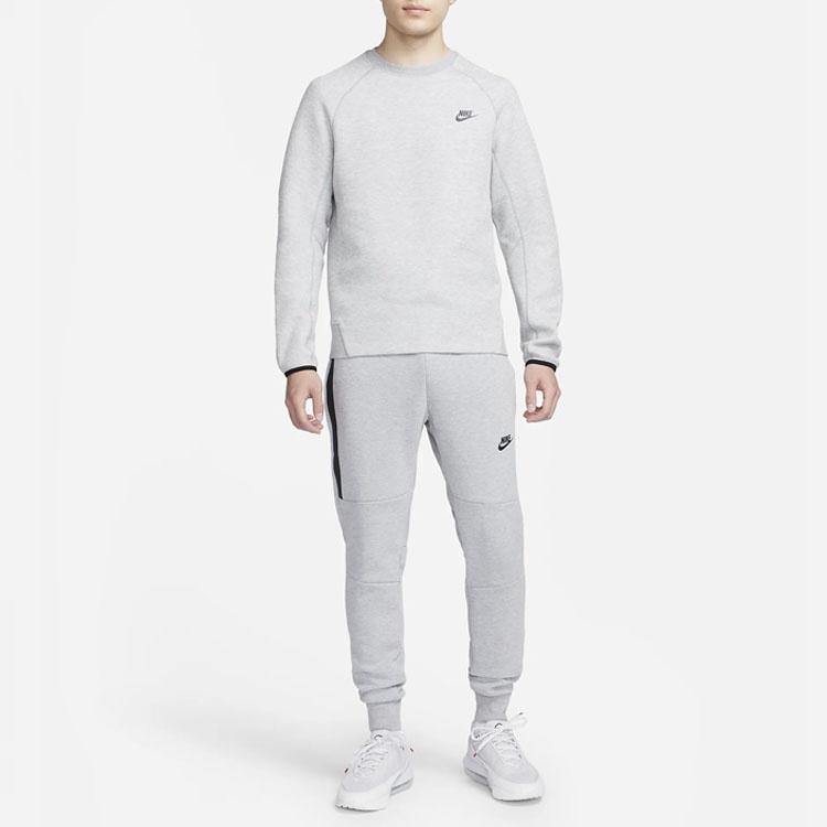 Nike Sportswear Tech Fleece Crew Asia Sizing 'Grey' Men's FB7917-063