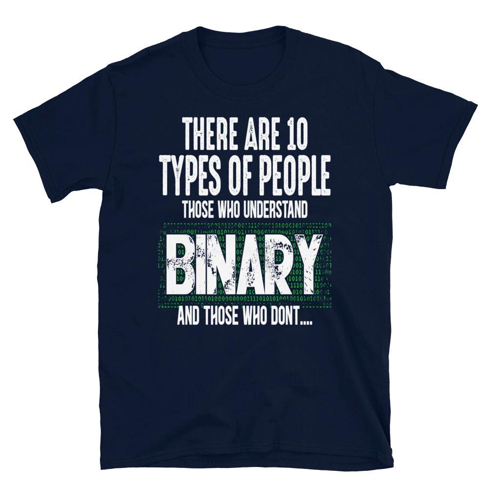 BINARY Programmer Programming Coding Geek T-Shirt M