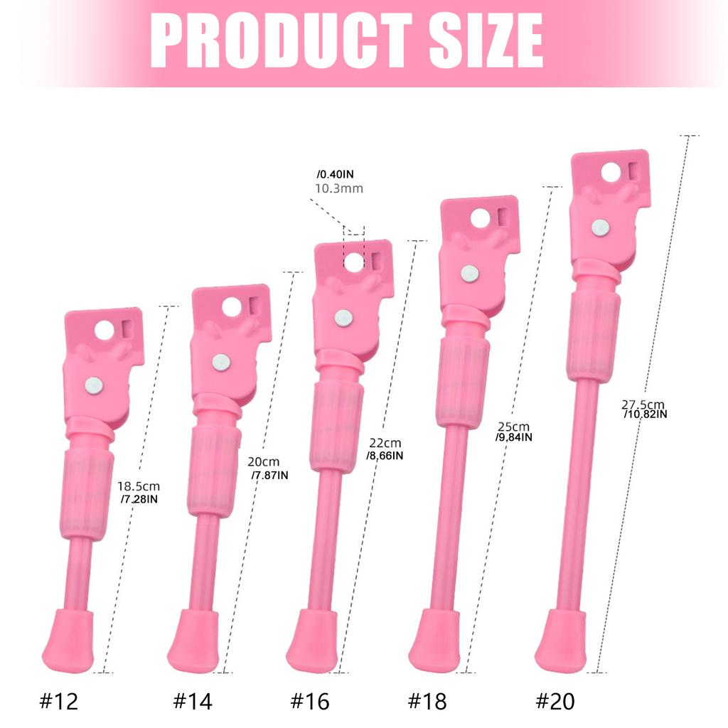 Universal Bike Stand Parking Rack Cycling Single Leg Kickstand Bike Kickstand Component Girls Bike Accessories