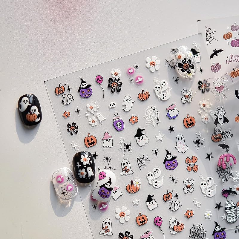 Winter Snowflake Nail Art Stickers, 3D Embossed Exquisite Snowflake Nail Decals Self-Adhesive Christmas Craft Nails Accessories for Women Girls DIY