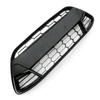 New Front Bumper Grill Lower Grille for Ford Fiesta Mk7 2008-2012 Bumper Grille ABS Chrome Racing Centre Grille Cars Spare Parts