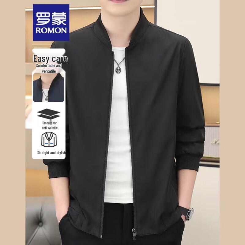

Romon Men s Casual Baseball Collar Jacket XL