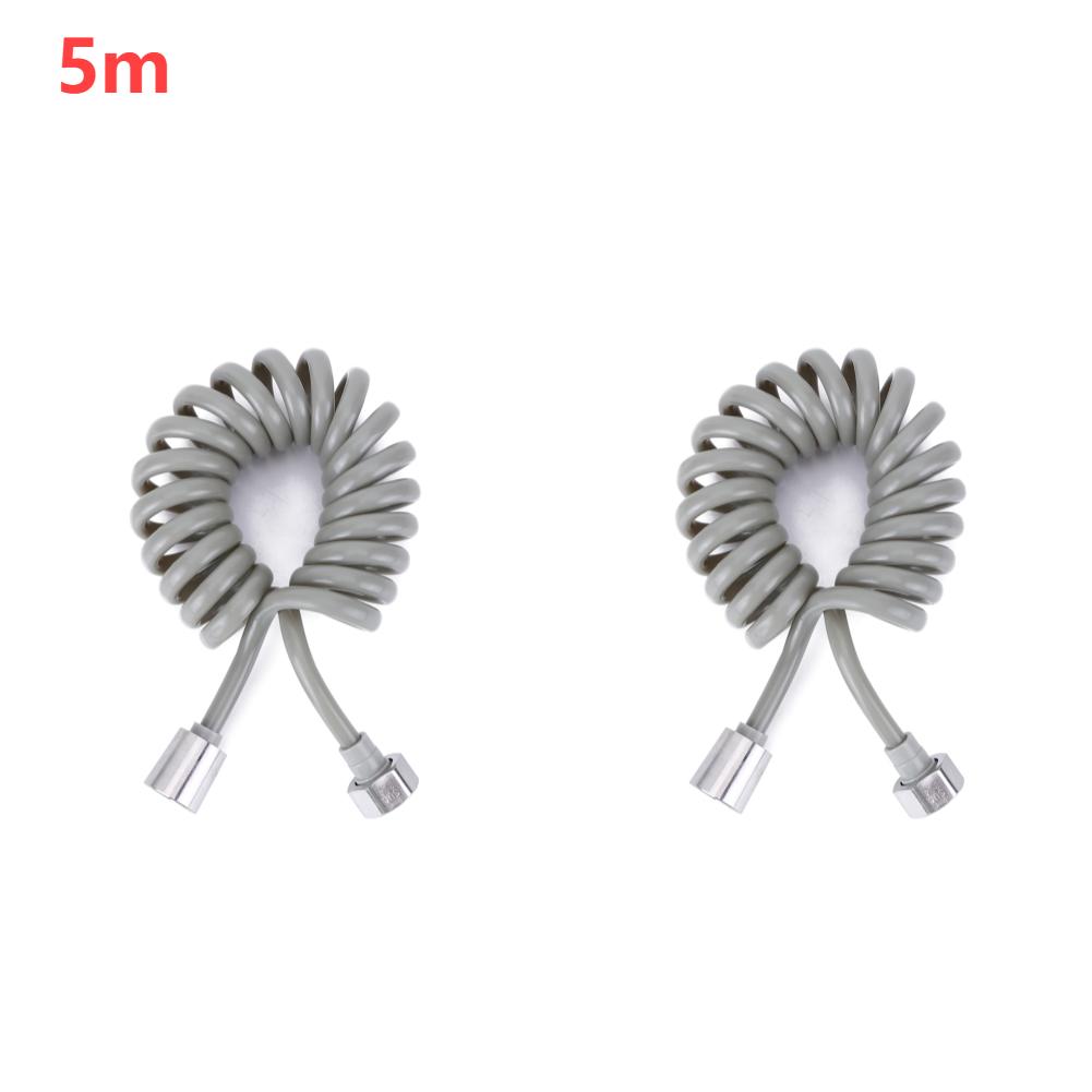 2/3/4 Meters Spring Shower Hose Flexible Connect Pipe Plastic Soft Hose Tube Anti-wrap for Bathroom Water Toilet Bidet Sprayer