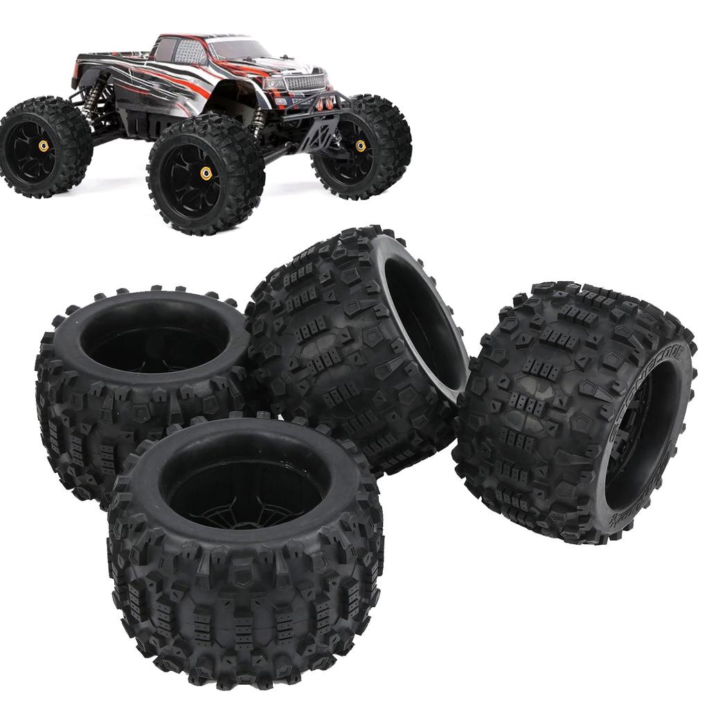 4Pcs RC Car Wheels Tires Accessory for ZD Racing Large Foot 18 Model Car 170x103mm
