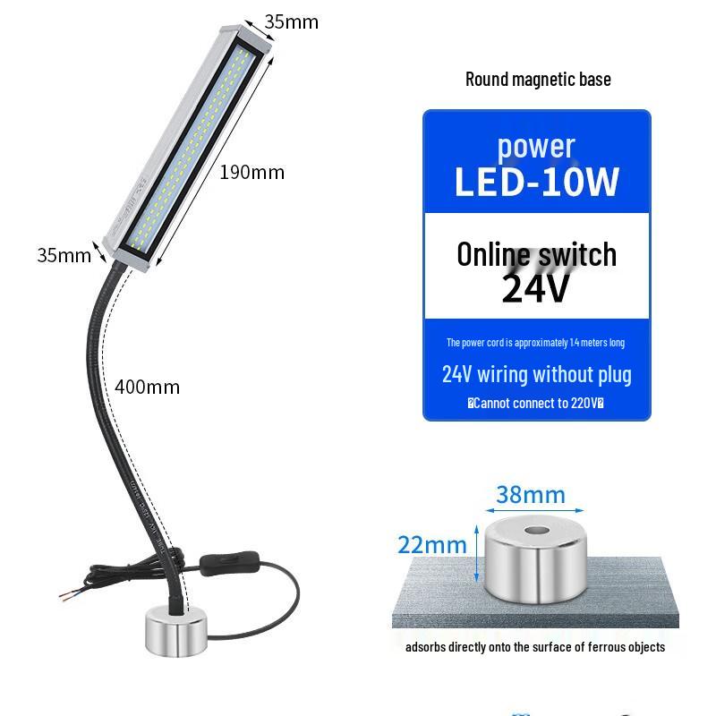 

LED Machine Tool Work Light with Flexible Arm 400mm