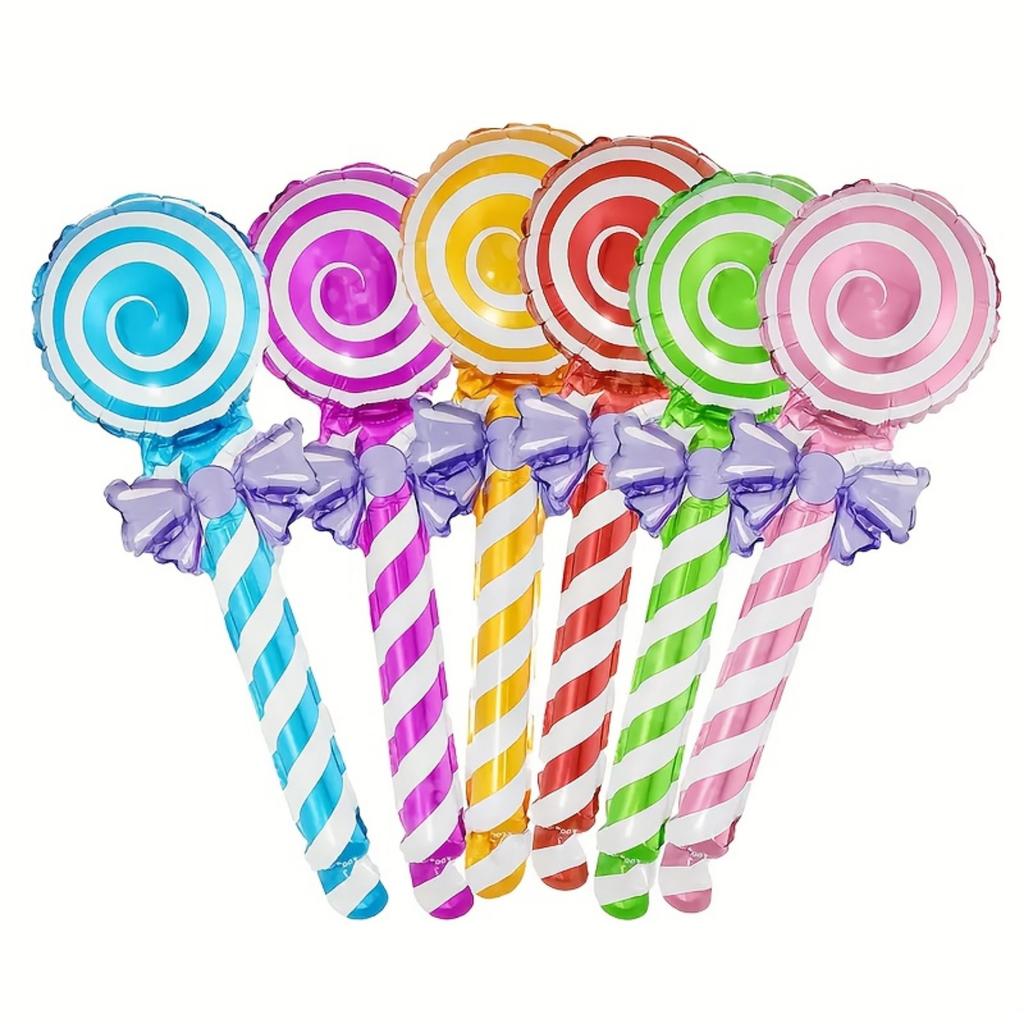10/30/50Pcs Hands Lollipop Foil Balloons Wedding Birthday Party Decorations Children's Day Balloon
