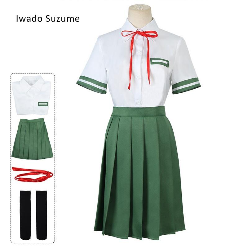 The Sparrow Locking Door Cosplay Costume Suzume Sota Uniform Outfits Fancy Dress