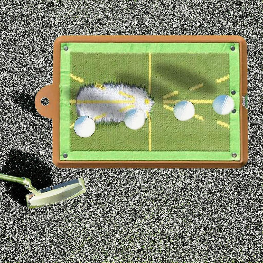 Golf training mat for swing detection, advanced golf impact mat, path feedback golf practice mat