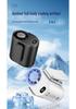 Portable High-Speed Waist Fan: USB Rechargeable, Strong Wind, Low Noise, Ideal for Outdoor High Heat.